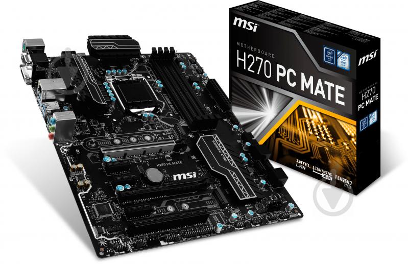 Материнська плата MSI H270_PC_MATE (Socket 1151, Intel H270, ATX) - фото 7