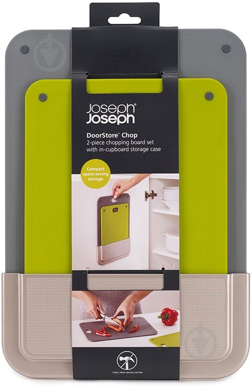 Набір кухонних дощок Joseph Joseph з підставкою Doorstore 31x24,5 см 2 предмета 60149 - фото 1 Набір кухонних дощок Joseph Joseph з підставкою Doorstore 31x24,5 см 2 предмета 60149 - фото 1