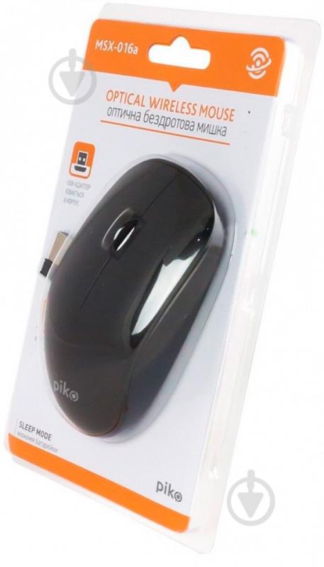 Мышь Piko MSX-016a Wireless Black USB (1283126472480) - фото 4