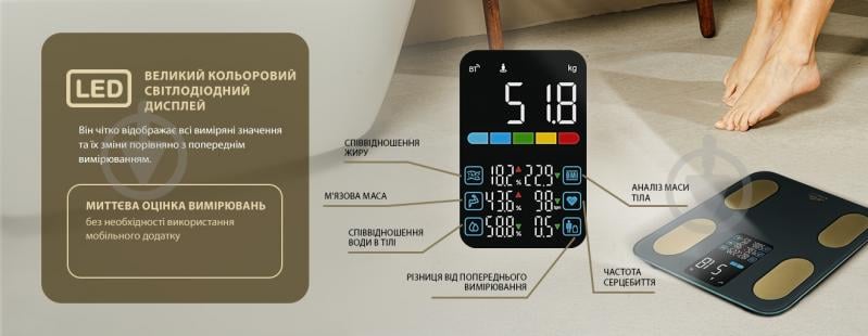 Смарт-весы ETA Vital Gym 7779 90000 Smart - фото 5 Смарт-весы ETA Vital Gym 7779 90000 Smart - фото 5