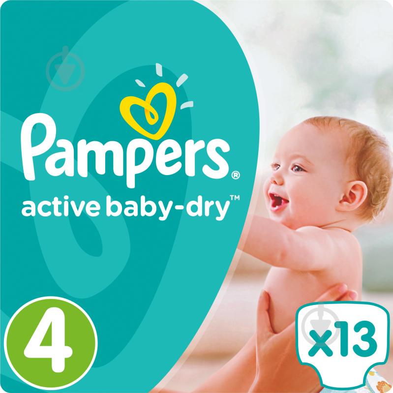 Підгузки Pampers Active Baby-Dry 8-14 кг 13 шт. - фото 1