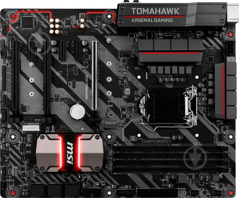 Материнская плата MSI Z270_TOMAHAWK (Socket 1151, Intel Z270, ATX) - фото 1