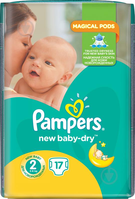 Подгузники Pampers New Baby-Dry 3-6 кг 17 шт. - фото 2