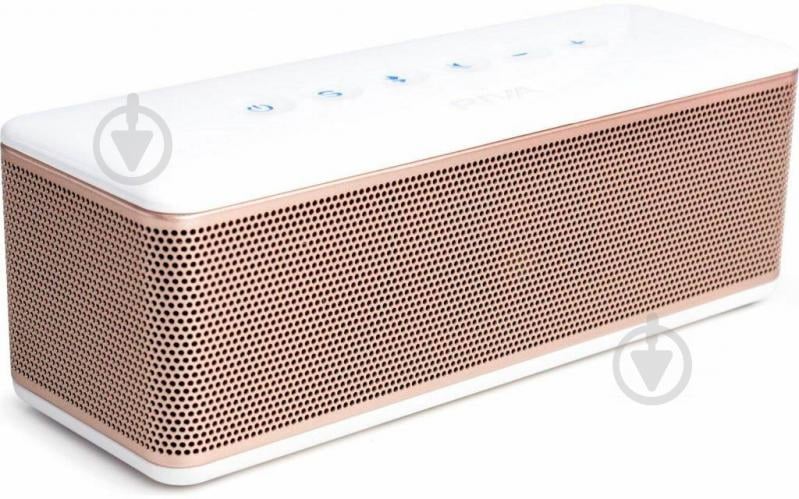 Акустична система Riva S Premium Wireless Bluetooth Speaker 1.0 white/gold (RS01G) - фото 2