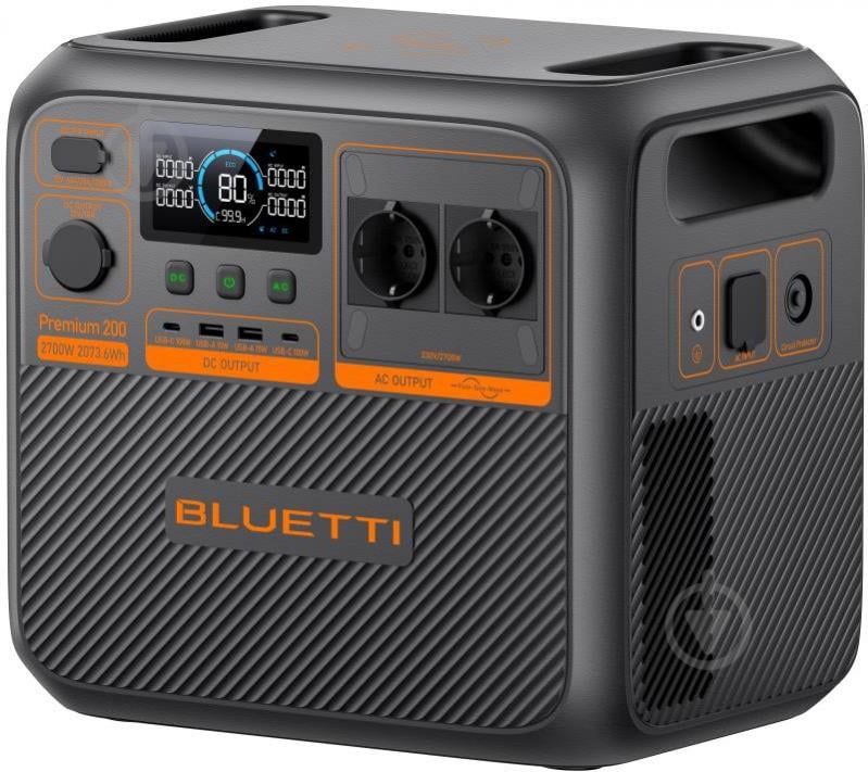 Зарядна станція BLUETTI Premium 200 V2 2700W (2073,6 Вт·год) - фото 3 Зарядна станція BLUETTI Premium 200 V2 2700W (2073,6 Вт·год) - фото 3