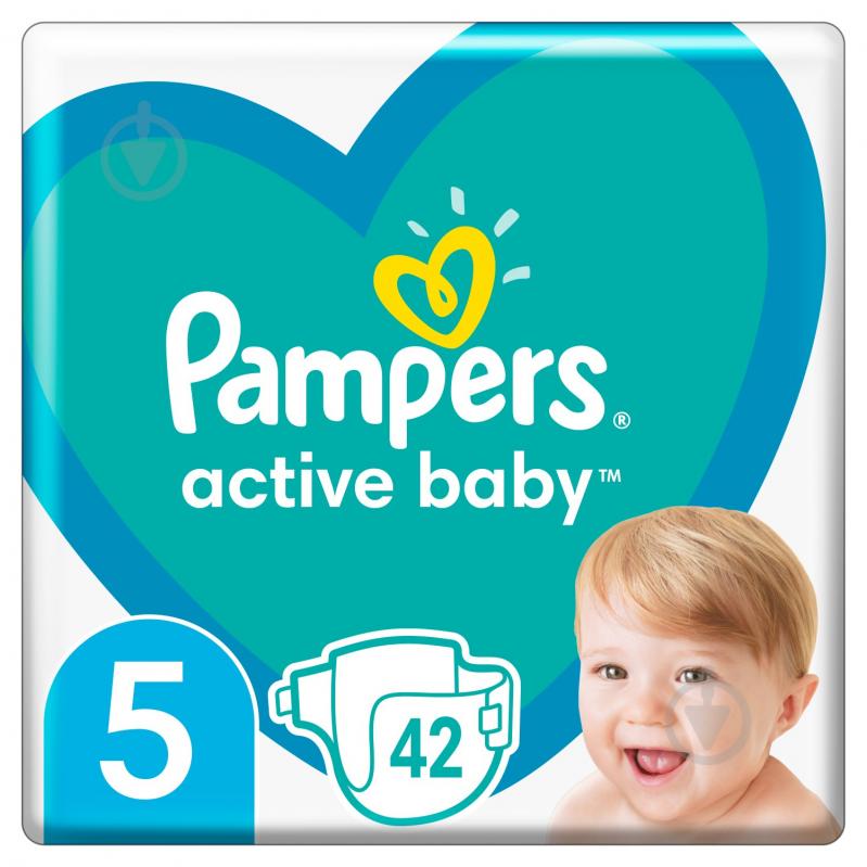 Подгузники Pampers Active Baby 5 11-16 кг 42 шт. - фото 1