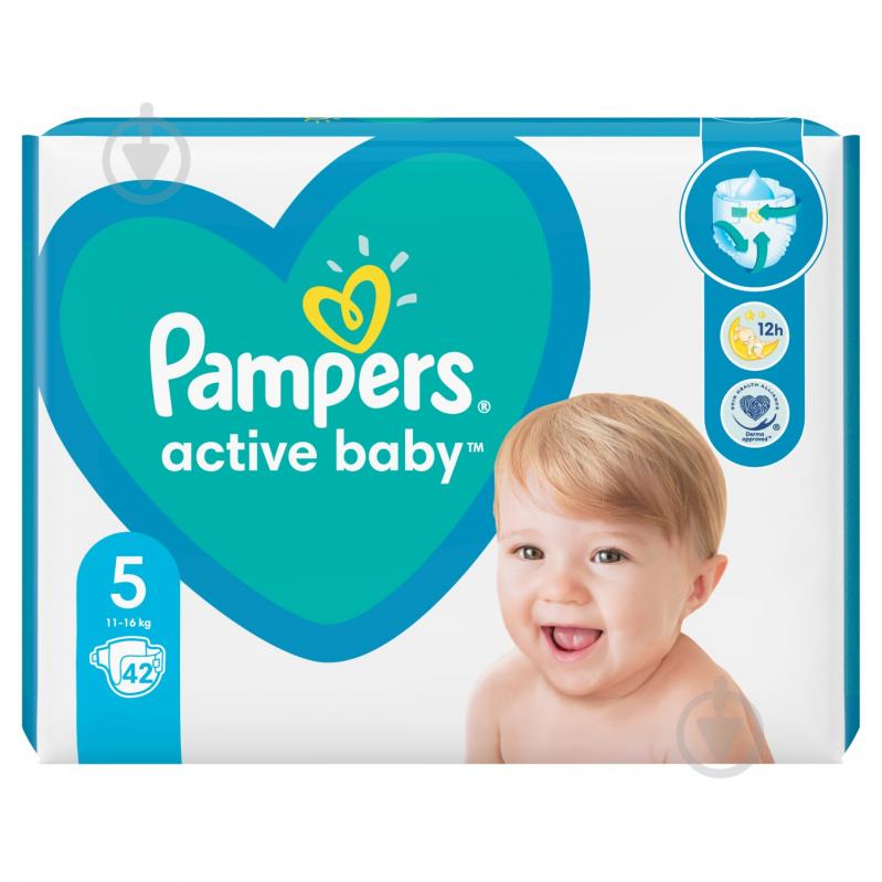 Підгузки Pampers Active Baby 5 11-16 кг 42 шт. - фото 2