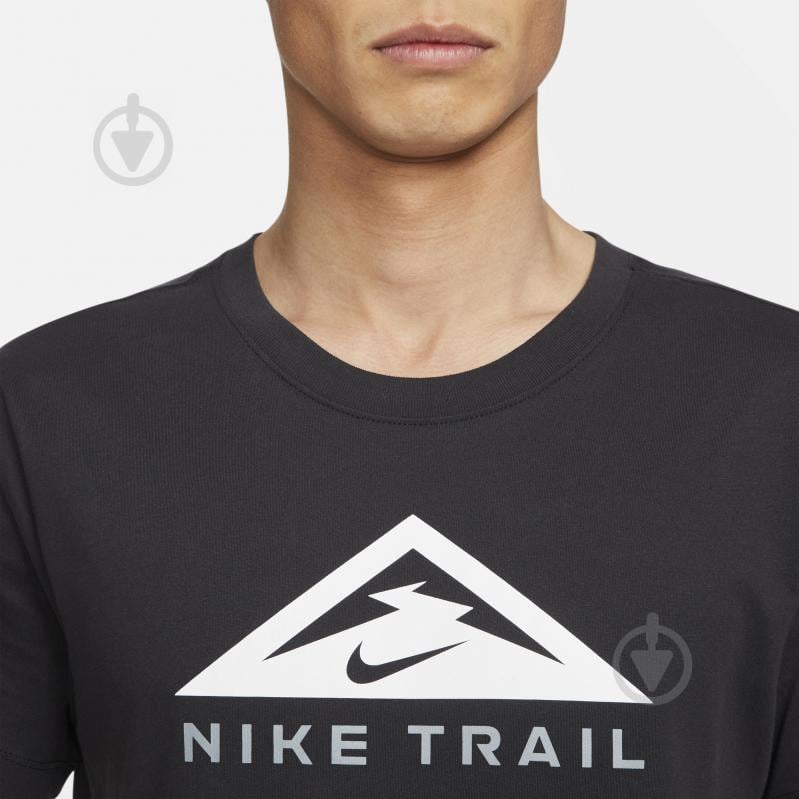 Футболка Nike U NK DF TEE SS TRAIL CZ9802-010 р.L черный - фото 3