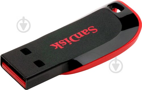 Флеш-память USB SanDisk Cruzer Blade 32 ГБ USB 2.0 black/red (SDCZ50-032G-B35) - фото 6