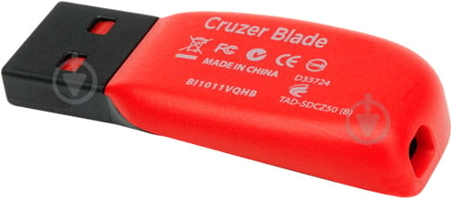 Флеш-память USB SanDisk Cruzer Blade 32 ГБ USB 2.0 black/red (SDCZ50-032G-B35) - фото 8