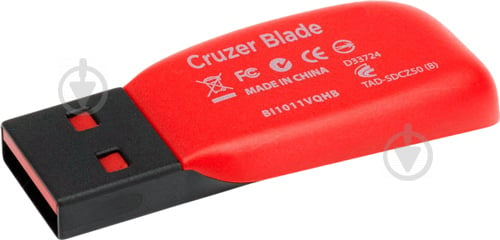 Флеш-память USB SanDisk Cruzer Blade 32 ГБ USB 2.0 black/red (SDCZ50-032G-B35) - фото 9