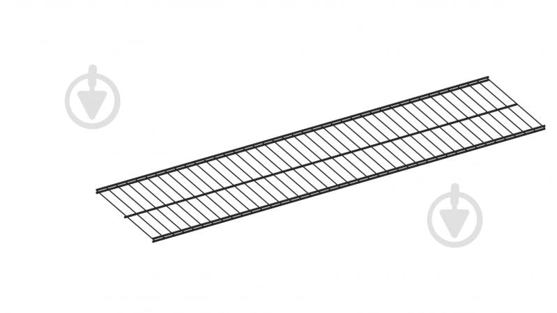 ᐉ Полиця до гардеробної системи Kolchuga 1206 мм чорний • Краща ціна в ...