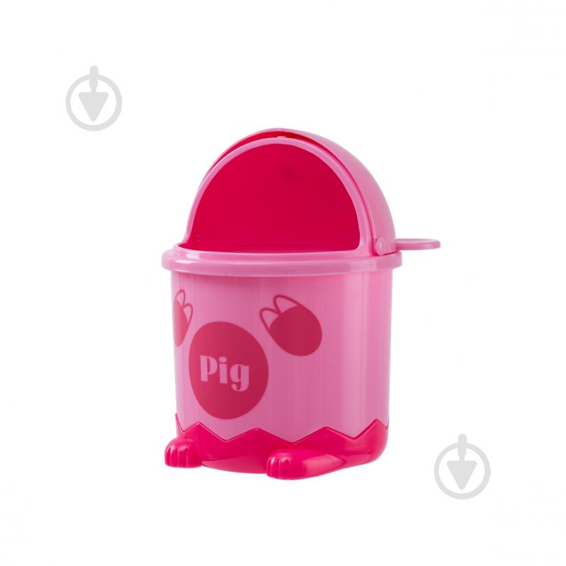Ведро MVM BIN-07 1,2L Pink - фото 2 Ведро MVM BIN-07 1,2L Pink - фото 2