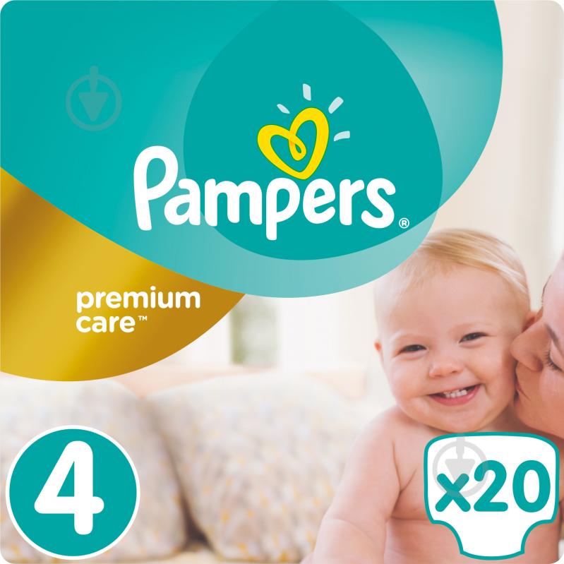Подгузники Pampers Premium Care Maxi 8-14 кг 20 шт. - фото 1 Подгузники Pampers Premium Care Maxi 8-14 кг 20 шт. - фото 1