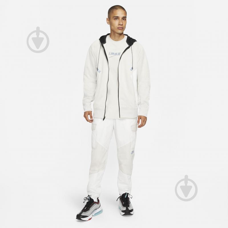 Джемпер Nike M NSW AIR MAX PK FZ HOODIE DJ5067-072 р. M білий - фото 6