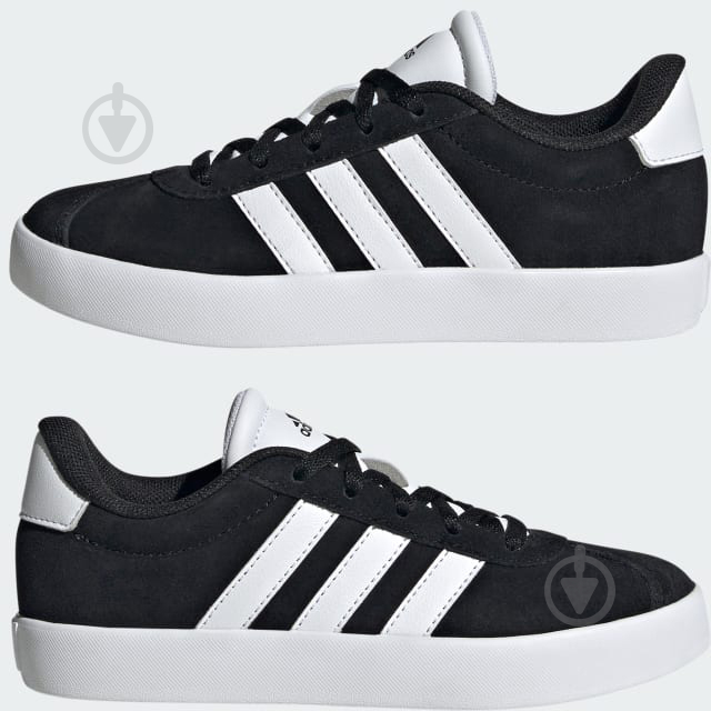 Кроссовки Adidas VL COURT 3.0 K ID6313 р.39 1/3 черные - фото 2