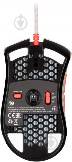 Мышь 2E HyperSpeed Lite RGB White (2E-MGHSL-WT) - фото 5