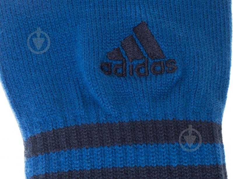 Варежки Adidas Essentials 3-Stripes Glove AY4888 р. XL синий - фото 3