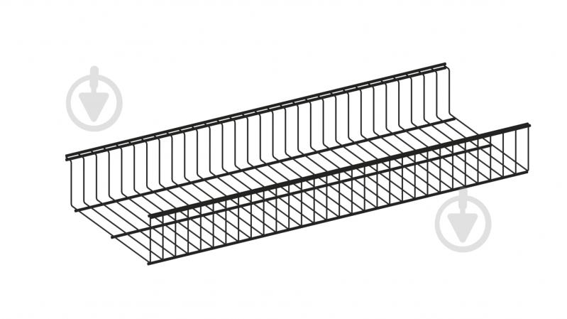 Кошик до гардеробної системи Kolchuga 906х306 мм чорний - фото 1
