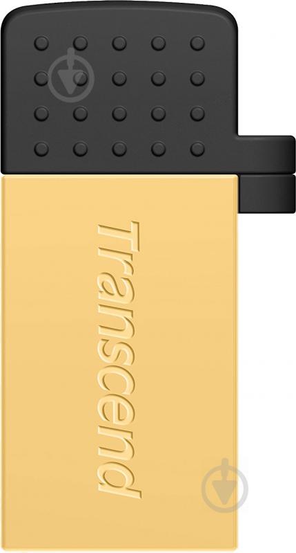 Флеш-пам'ять USB Transcend JetFlash 380 32 ГБ USB 2.0 / microUSB (OTG) gold (TS32GJF380G) - фото 2