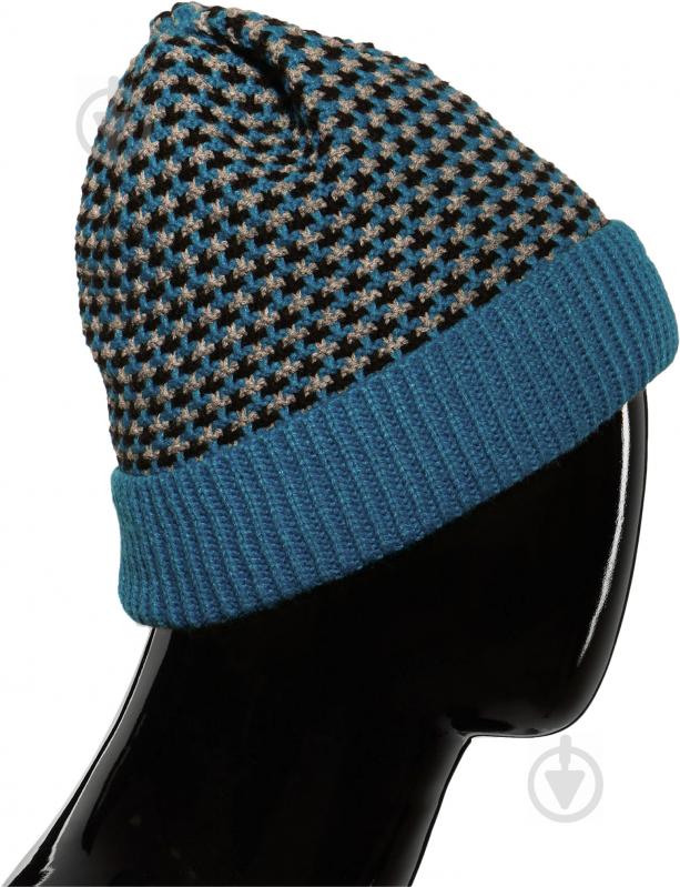 Шапка Adidas Climaheat Striped Knit Beanie AY4914 р.XL синій - фото 4