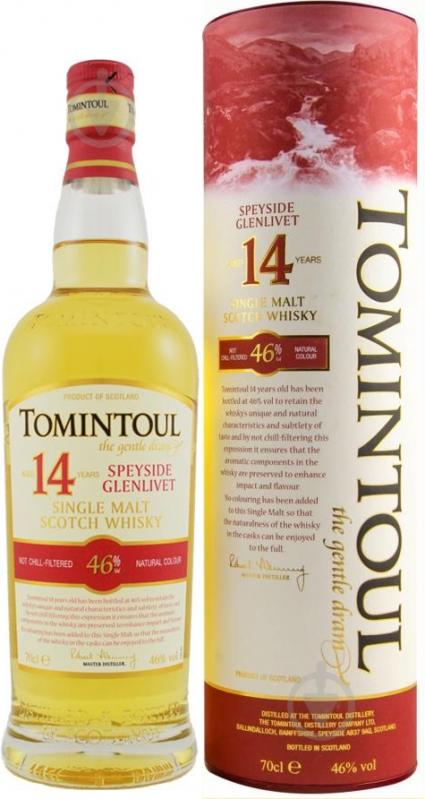 Віскі Tomintoul 14-річний 46% 0,7 л - фото 1