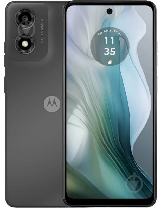 Смартфон Motorola E14 4/64GB graphite grey (PB3C0035RS) - фото 1