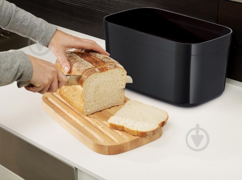 Хлібниця Joseph Joseph Bread Bin 17,5x35,5x22 см чорна - фото 3 Хлібниця Joseph Joseph Bread Bin 17,5x35,5x22 см чорна - фото 3