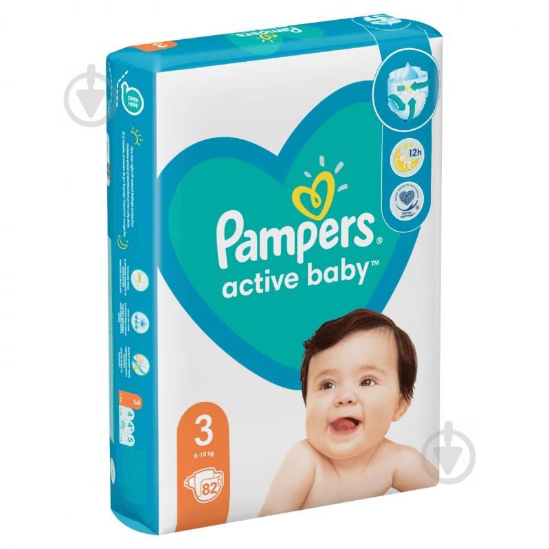 Підгузки Pampers Active Baby 3 6-10 кг 82 шт. - фото 3