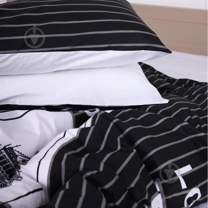 Наволочка бязь 17-0028 Beltrao 40x60 см черный/белый MirSon - фото 1