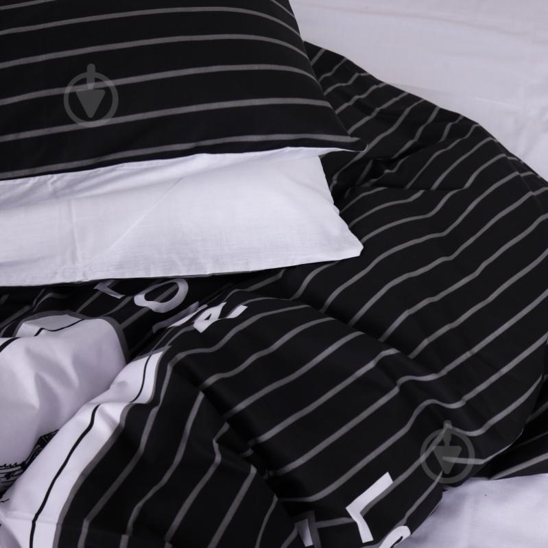 Наволочка бязь 17-0028 Beltrao 40x60 см черный/белый MirSon - фото 2