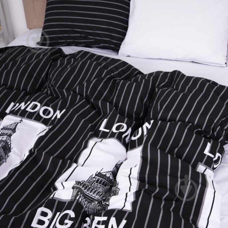 Наволочка бязь 17-0028 Beltrao 40x60 см черный/белый MirSon - фото 4