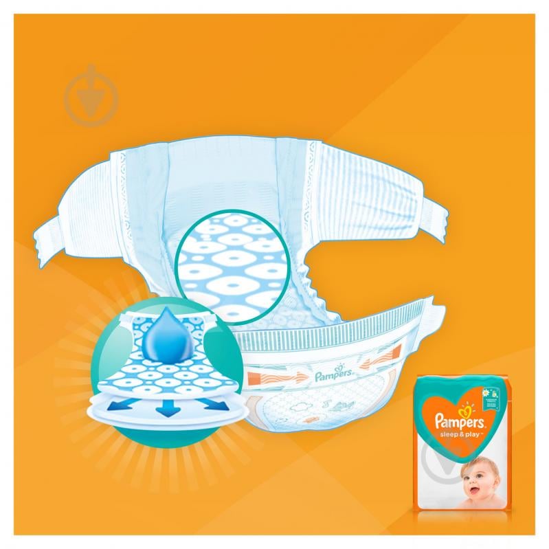 Подгузники Pampers Sleep&Play 3 6-10 кг 58 шт. - фото 4