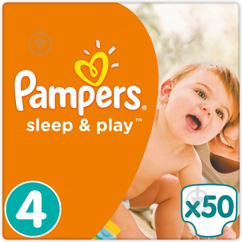 Підгузки Pampers Sleep&Play 4 7-14 кг 50 шт. - фото 1