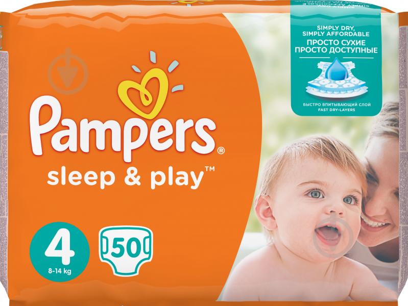 Підгузки Pampers Sleep&Play 4 7-14 кг 50 шт. - фото 2