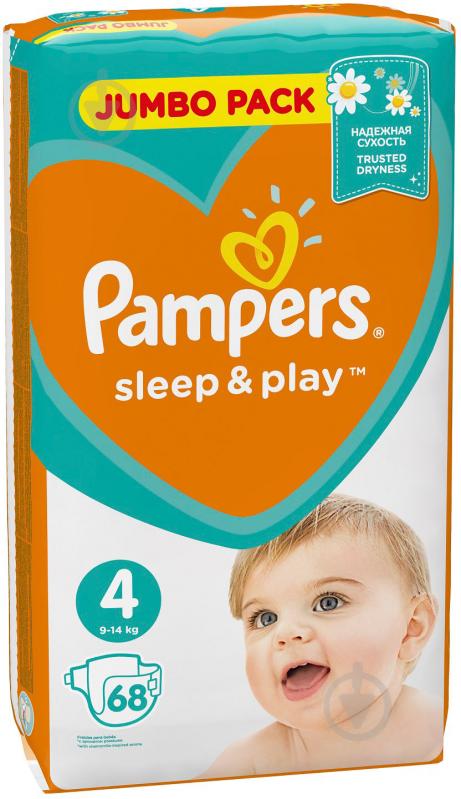 Підгузки Pampers Sleep&Play 4 9-14 кг 68 шт. - фото 3