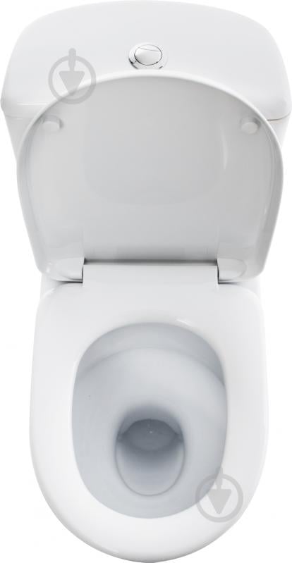 Унітаз-компакт Cersanit Merida 011 3/6 з поліпропіленовим сидінням і мікроліфтом + Гофротруба Scan - фото 4