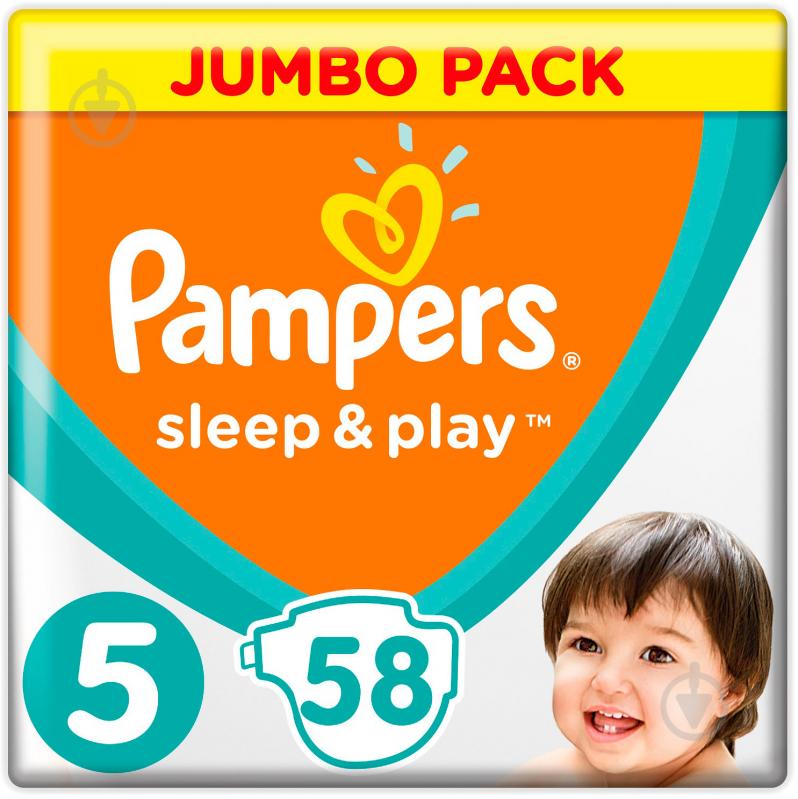 Підгузки Pampers Sleep&Play 5 11-16 кг 58 шт. - фото 1