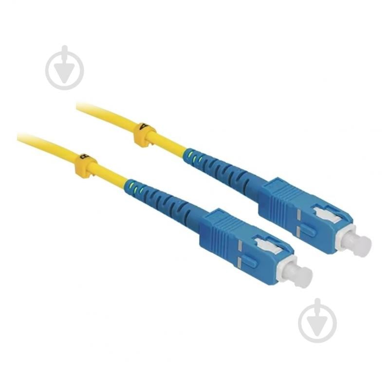 Патч-корд SteelNet SC/UPC-SC/UPC SM simplex 3.00 LSZH 2 м желтый - фото 4