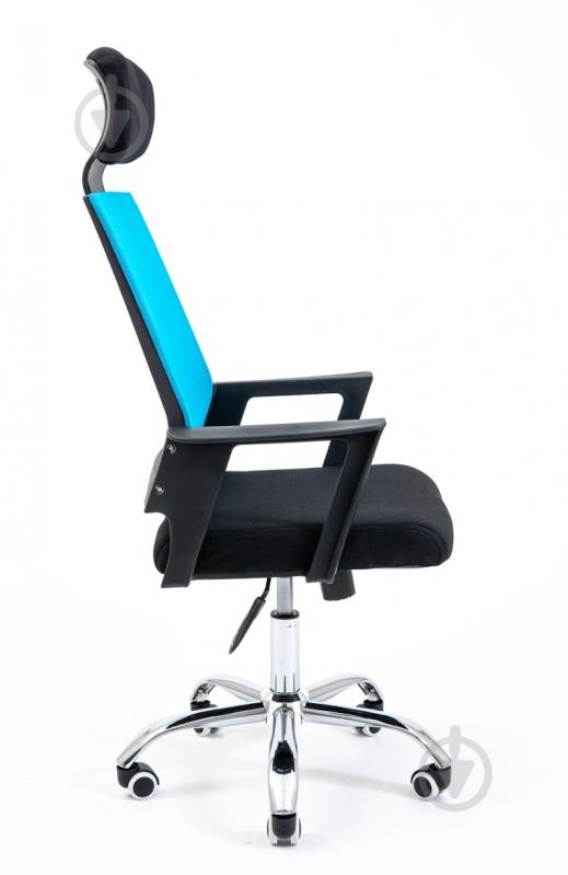 Кресло Richman Сток Сетка черно-синий - фото 3