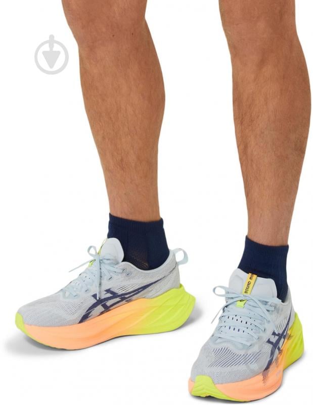 Кросівки чоловічі Asics SUPERBLAST 2 PARIS 1013A150-750 р.44,5 сірі - фото 9