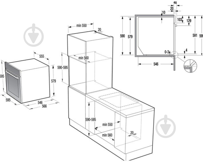 УЦІНКА! Духова шафа Gorenje BCS798S24X (УЦ №149) - фото 10