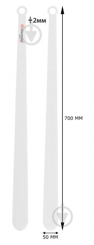 Ложка DC для обуви 700 мм белый - фото 2