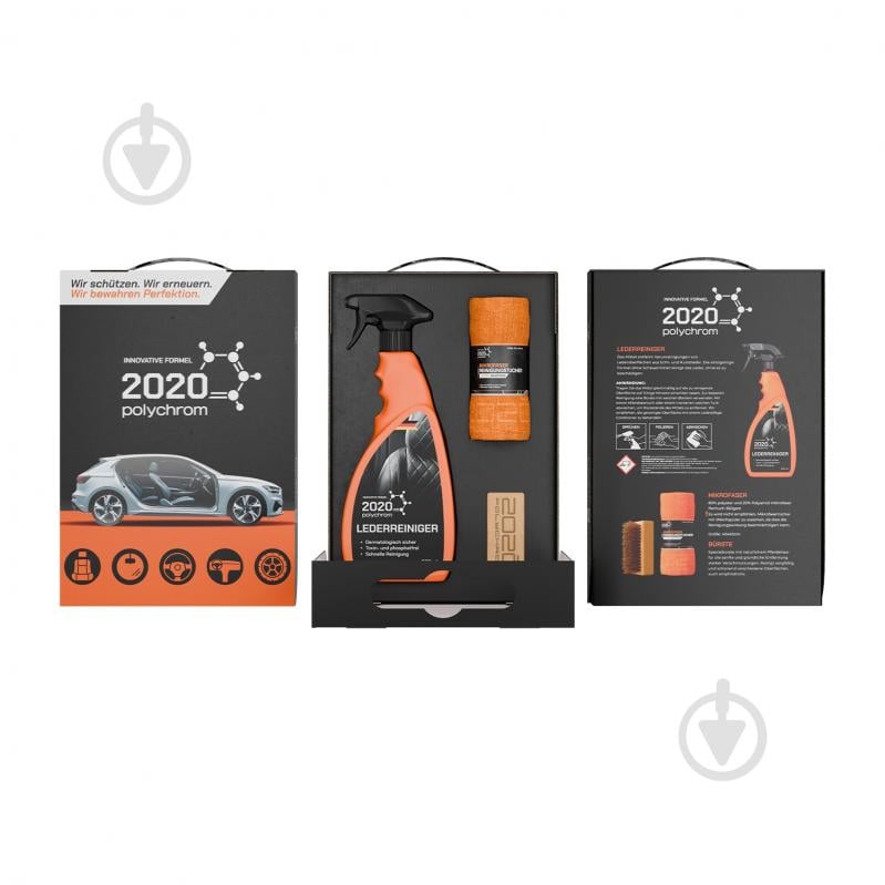 Очиститель POLYCHROM 2020 Box SET Leather Cleaner for Auto 500 мл - фото 1 Очиститель POLYCHROM 2020 Box SET Leather Cleaner for Auto 500 мл - фото 1