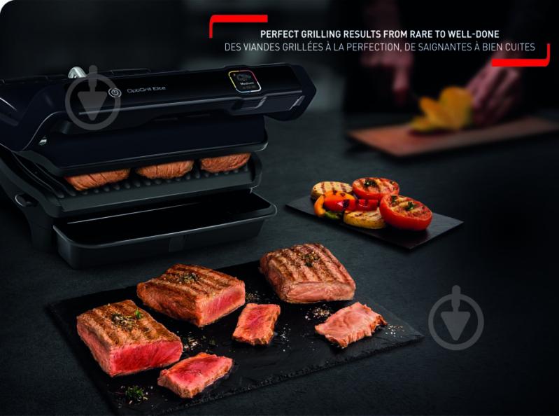 Гриль-барбекю Tefal OptiGrill Elite GC750830 - фото 12