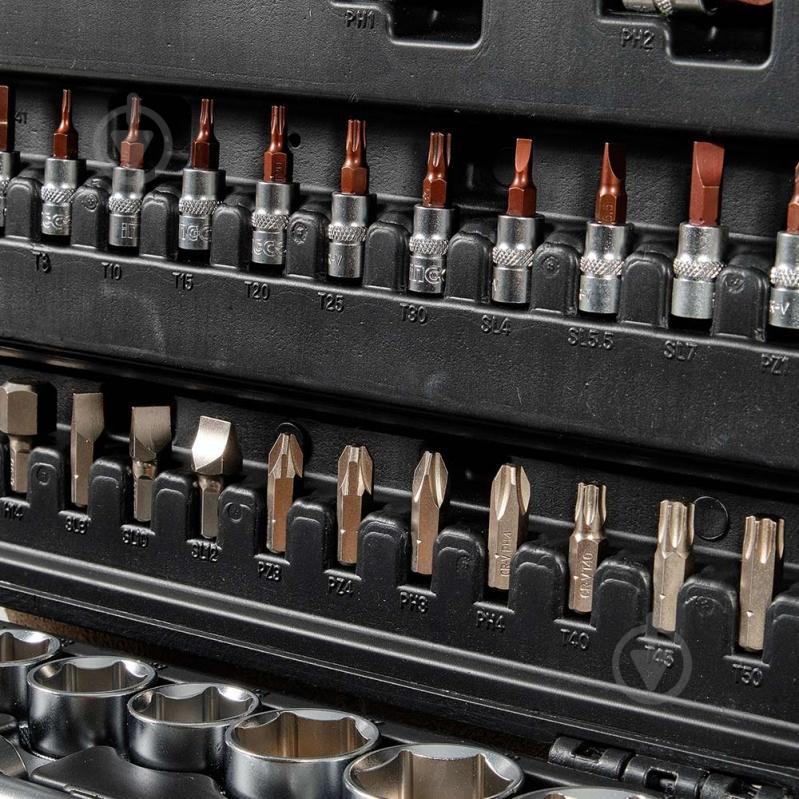 Набор головок INGCO INDUSTRIAL 1/4"(F)×3/8"(M)1/2"(F)×3/8"(M) 94 шт. HKTS42941 - фото 5