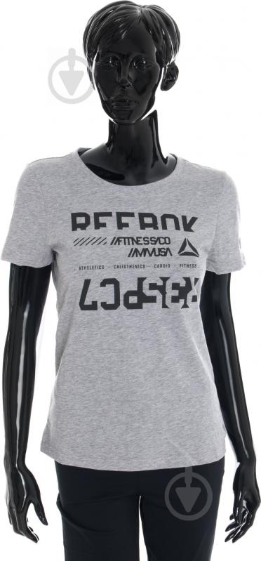 Футболка Reebok WOR CS TEE AY1922 р.XS сірий - фото 3