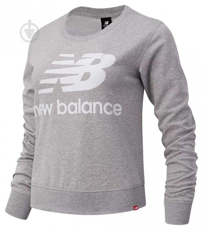 Світшот New Balance WT03551AG р. M сірий - фото 1