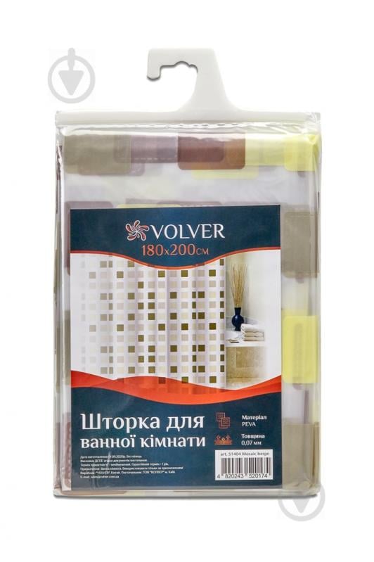 Штора для душа VOLVER 51404 Mosaic beige - фото 2