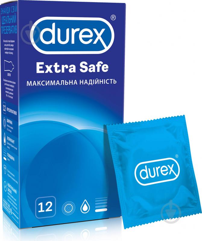 Презервативи Durex Extra Safe 12 шт. - фото 1